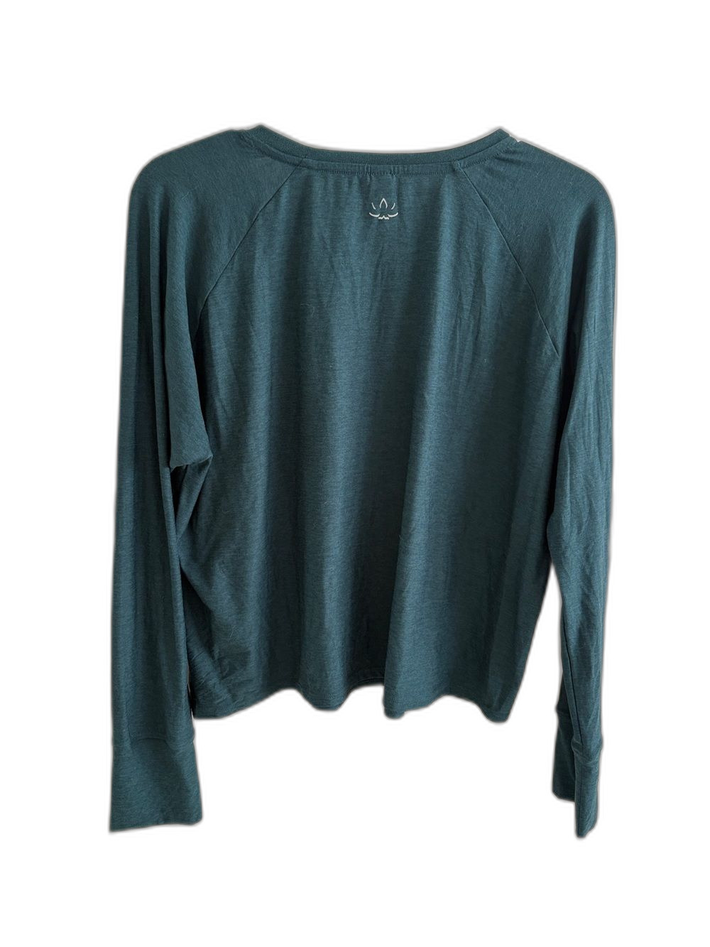 EUC Beyond Yoga MEDIUM Featherweight Daydreamer cropped long sleeve top